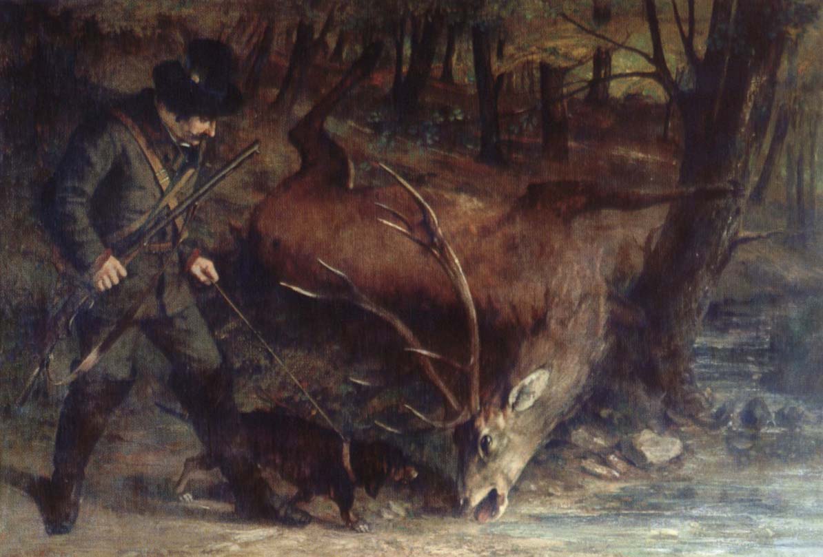 Gustave Courbet The German Huntsman